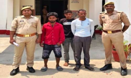 गैर-इरादतन हत्या के तीन वांछित अभियुक्तगण गिरफ्तार